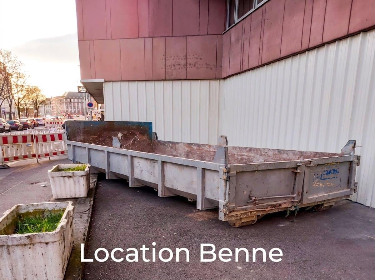 Démolition à Schiltigheim — Location Benne